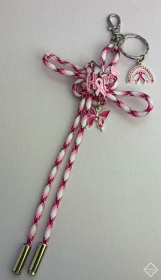 Fortune Knot-Breast Cancer Awareness Bagcharm