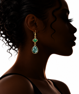 Clover Verde Earring