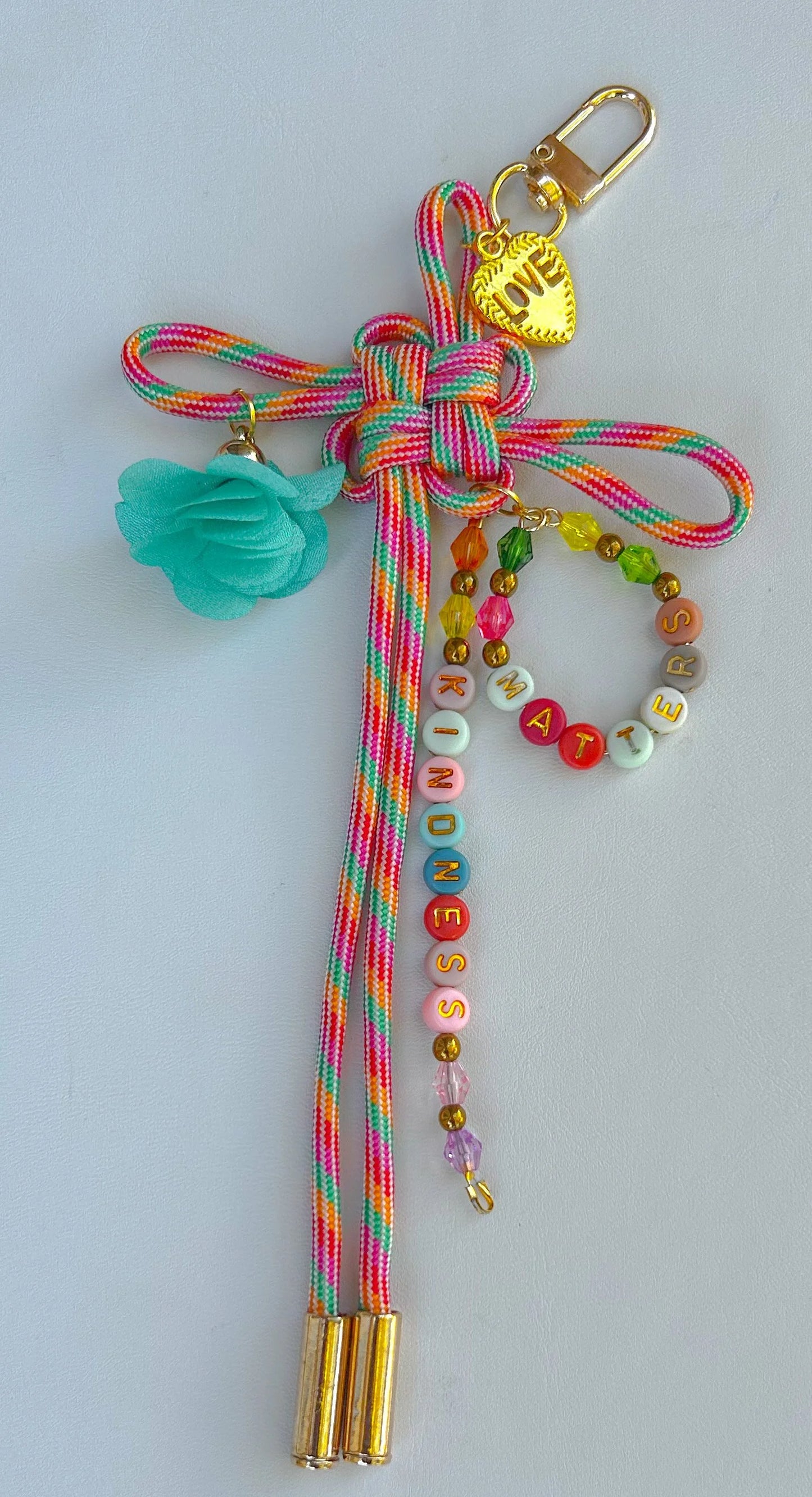Bagcharm-Fortune Knot/Kindness Matters