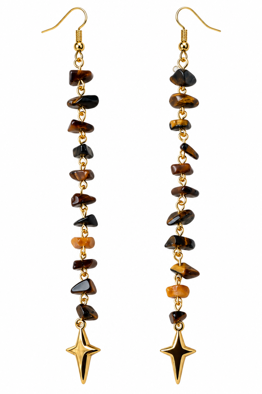 Tiger Eye Earring