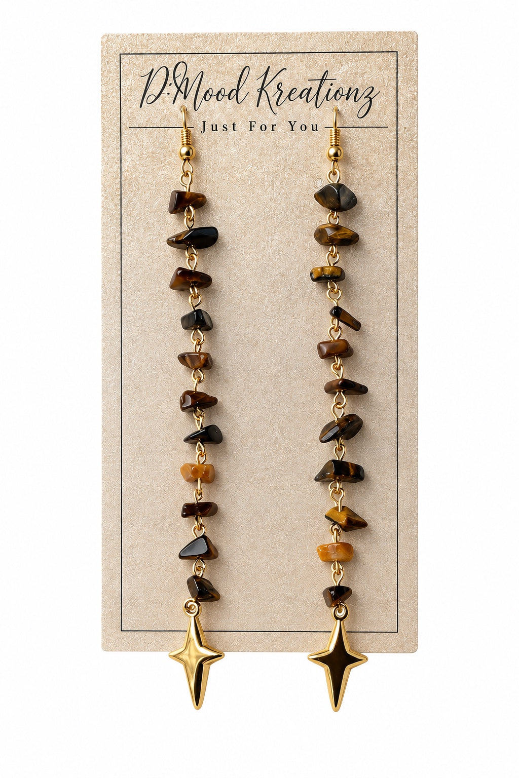 Tiger Eye Earring