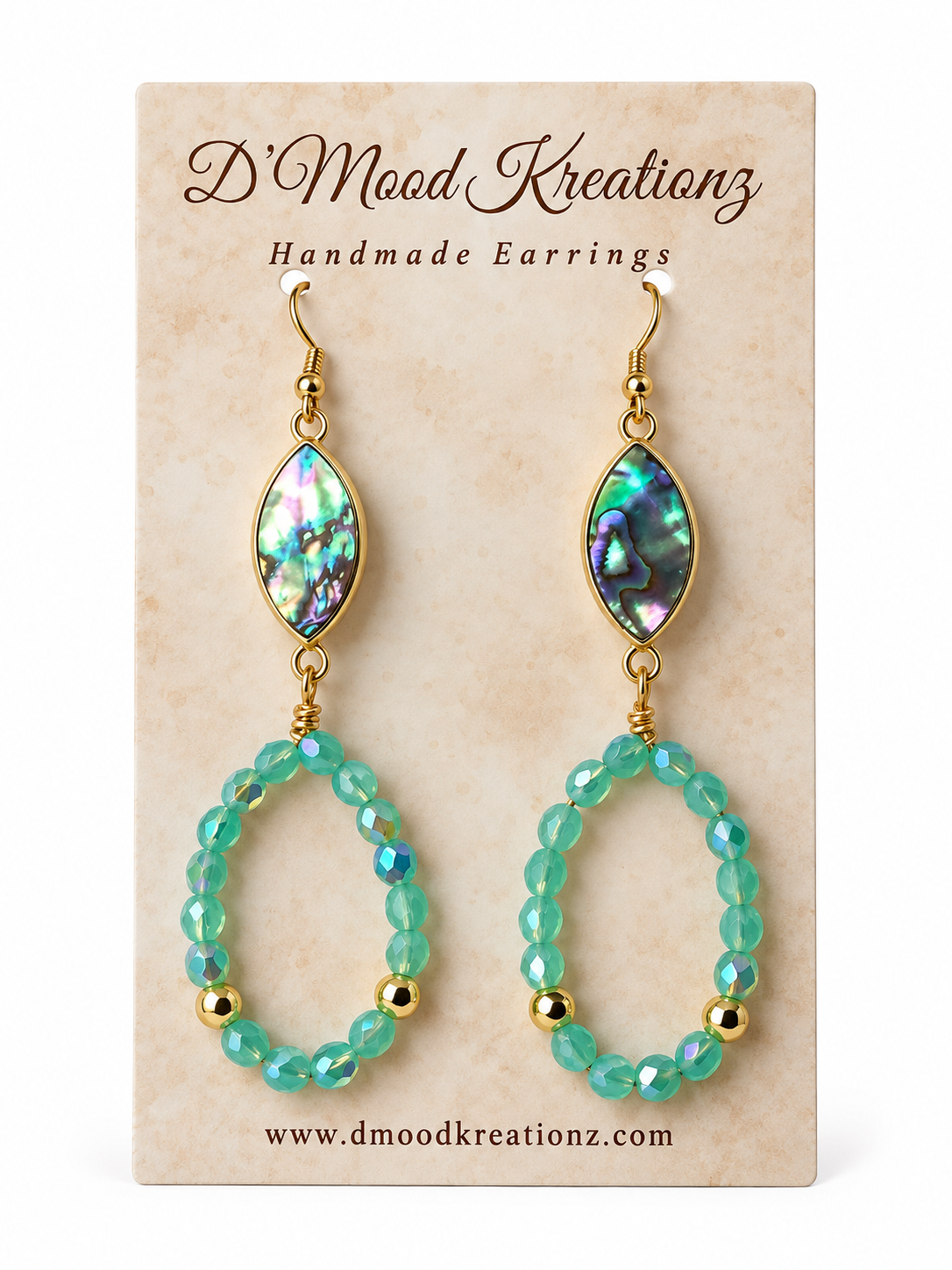 Abalone Drop Earrings