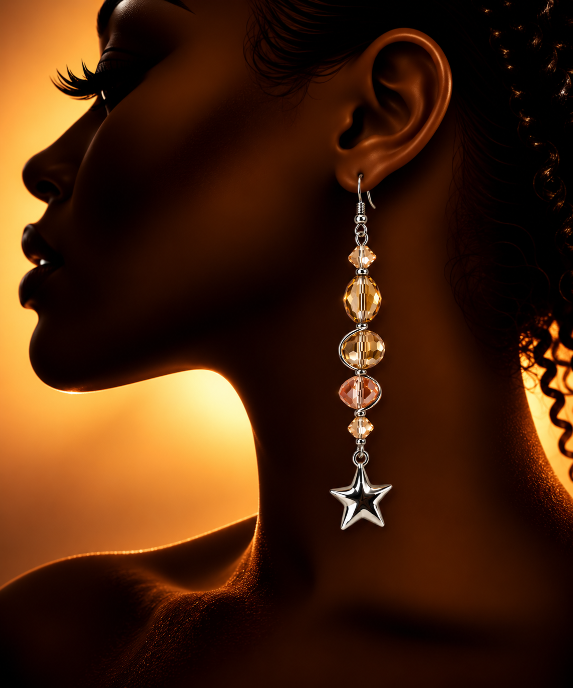 Golden Toast Earrings