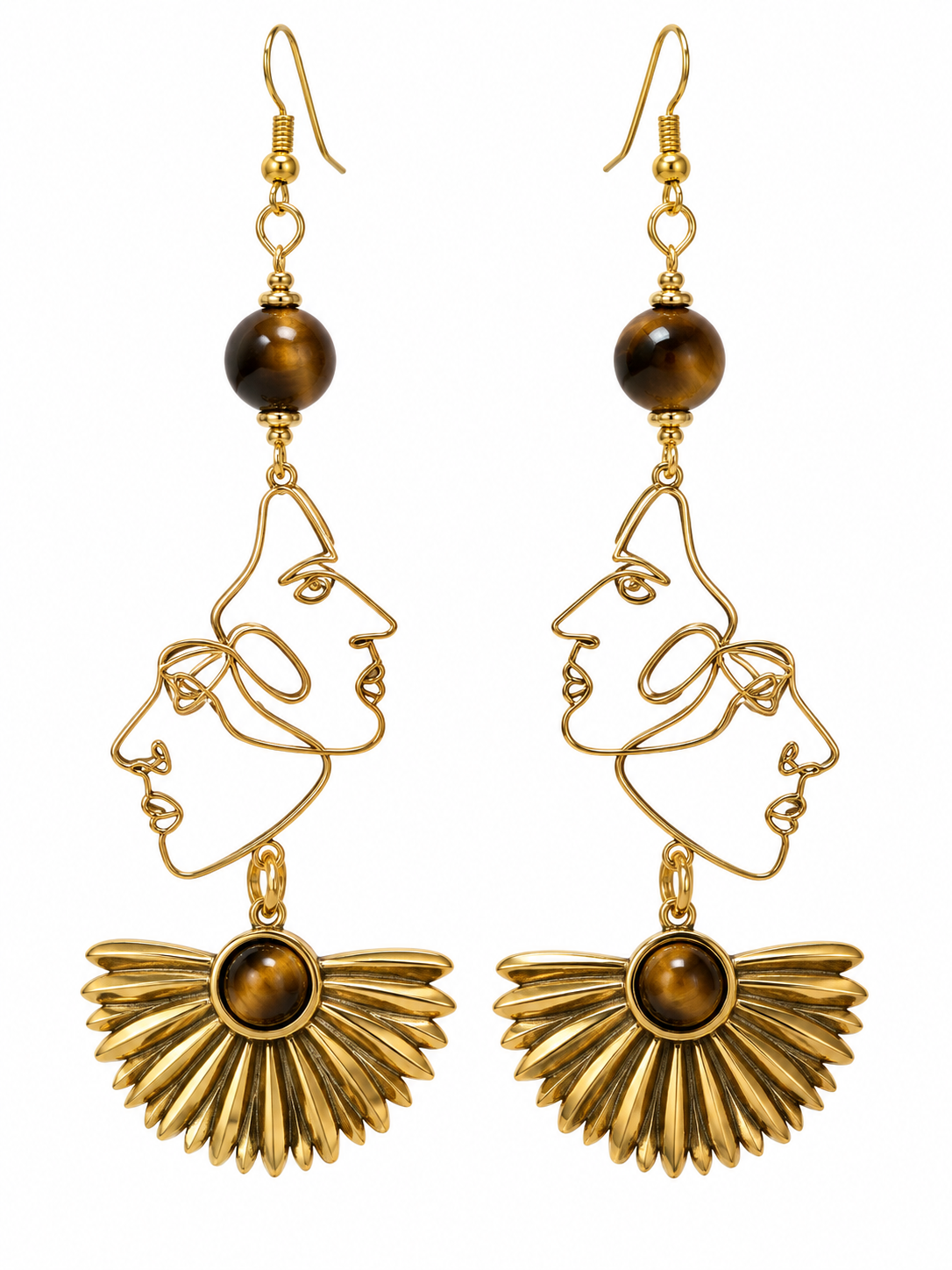 Tiger Eye Earrings
