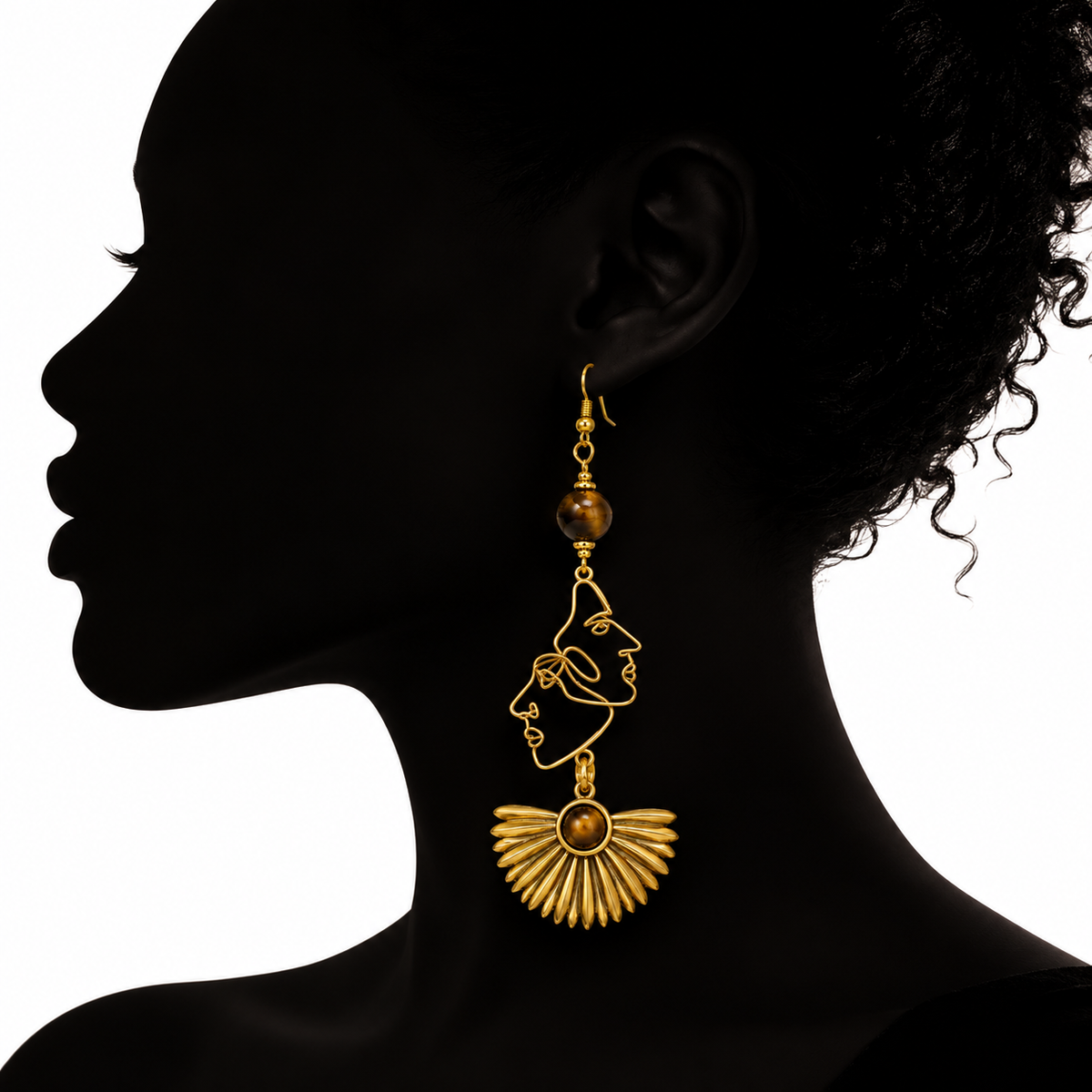 Tiger Eye Earrings