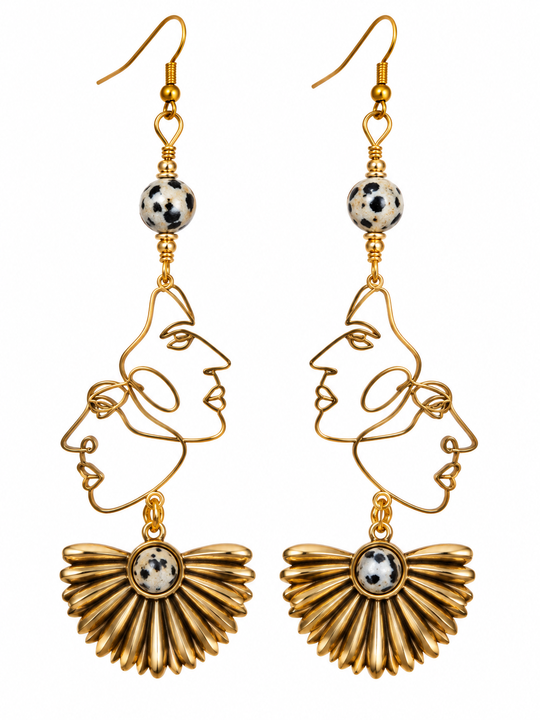 Dalmatian Earring