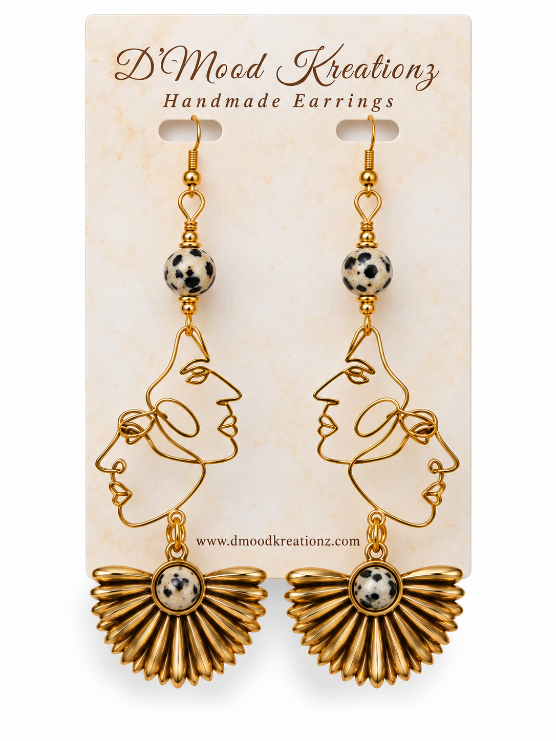 Dalmatian Earring