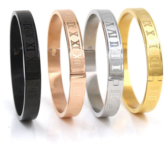 Roman Numeral Bangle