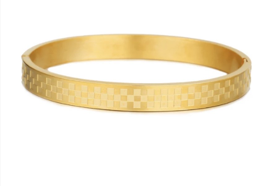 Checkerboard Luxe Bangle