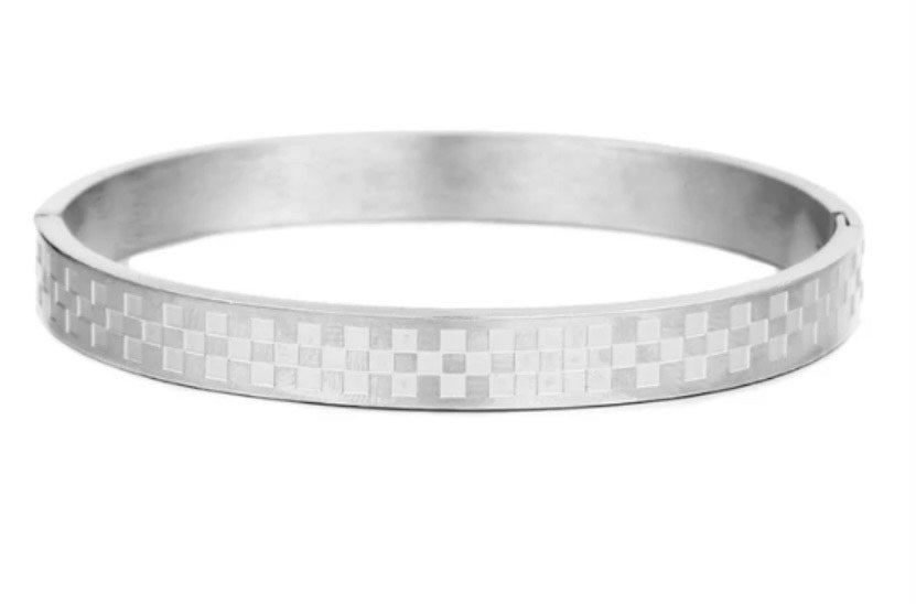 Checkerboard Luxe Bangle