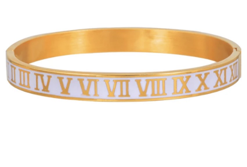Roman Numeral Bangle