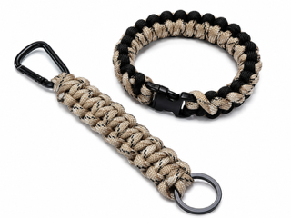 Paracord Bracelet (Bundle) Ready to Ship (BRWN STRPE)