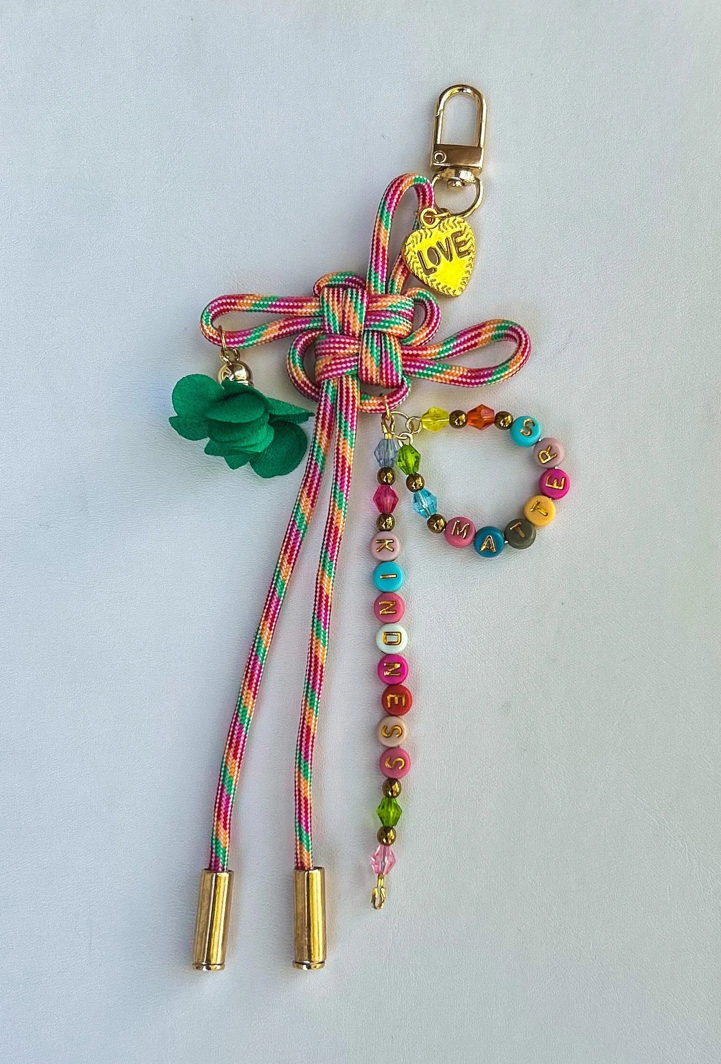 Bagcharm-Fortune Knot/Kindness Matters
